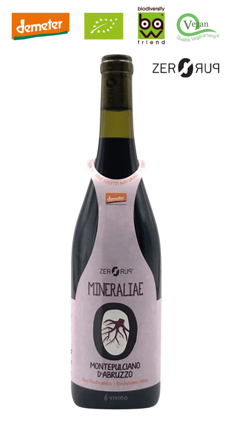 Mineraliae Montepulciano d'Abruzzo Zeropuro