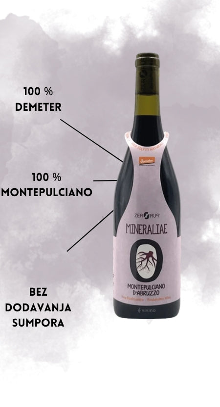 Mineraliae Montepulciano d'Abruzzo Zeropuro