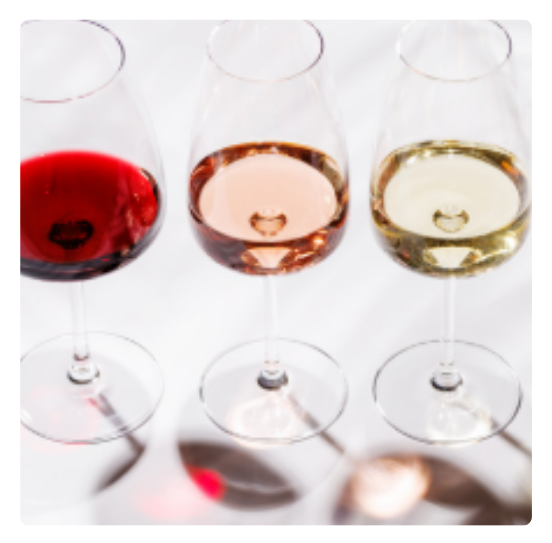Crveno, rose i bijelo vino
